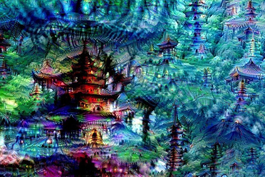 Artistic Image Created By A Deep Learning Network